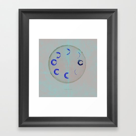 Lunar Activity Framed Art Print