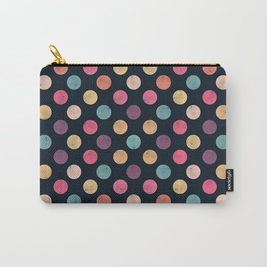 Watercolor Dots Pattern II Carry-All Pouch