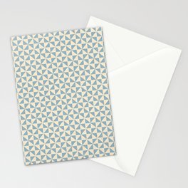 Mid century triangles retro pattern 5 Stationery Card