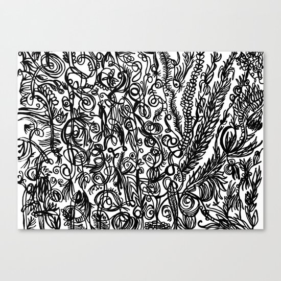 Black and White Canvas Print
