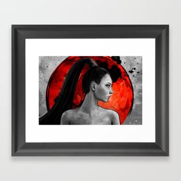 Red Warrior Framed Art Print
