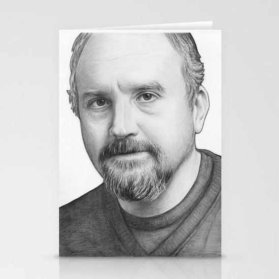 Louis CK Portrait Stationery Cards