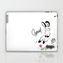 Springing Bunny - Spread Joy Laptop Skin