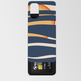 Seeker - Dark Blue Colourful Minimalistic Retro Art Pattern Design Android Card Case