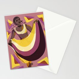 Nonbinary Dancer with Flag Stationery Cards