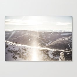 Vail Ski Resort's Iconic Back Bowls: Vail Colorado Canvas Print