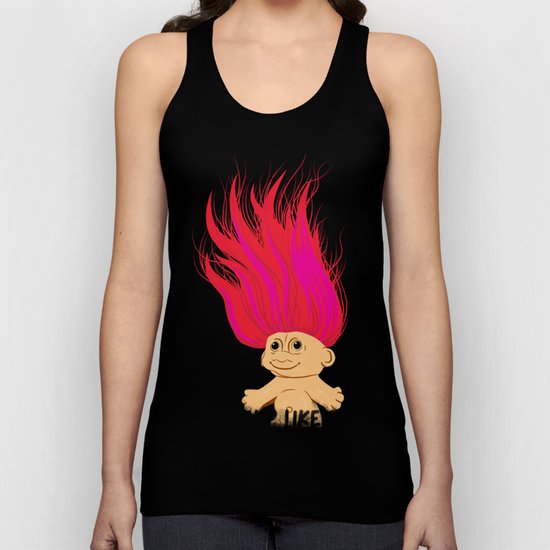 I Woke Up Like This Troll Unisex Tank Top