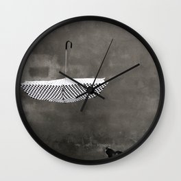 You can't stand under my umbrella Wall Clock