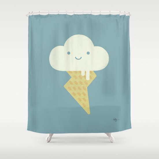 Stormy and Sweet Shower Curtain