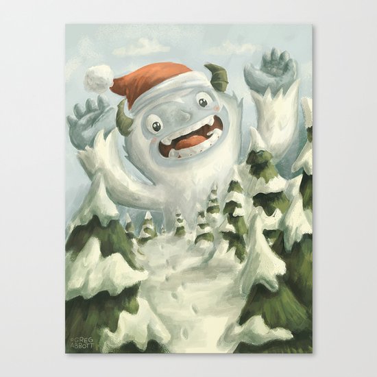 A Little Early Canvas Print