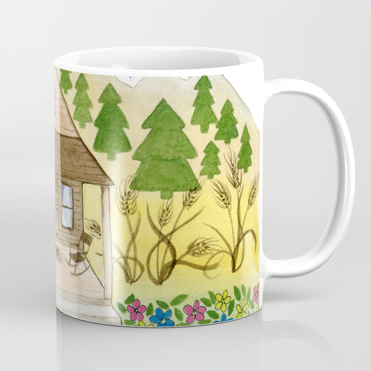 Welcome Cabin Coffee Mug By Hewm Society6