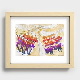 The Symphony Recessed Framed Print