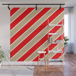 TEAM COLORS ONE GOLD RED Wall Mural