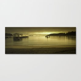 Oban in a Golden Sunset Canvas Print