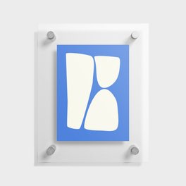 Minimalist Shapes 7 in Blue Floating Acrylic Print