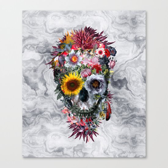 Voodoo Skull Canvas Print