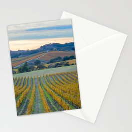 Vineyard Sunset Stationery Card