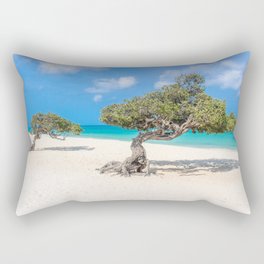 Caribbean Island, Eagle Beach, Aruba Rectangular Pillow