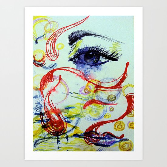 Open the Eyes of My Heart Art Print