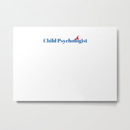 Child Psychologist Ninja in Action Metal Print | Ninja, Profession, Job, Clinical, Observation, Evaluate, Diagnose, Mental, Health, Graphicdesign 