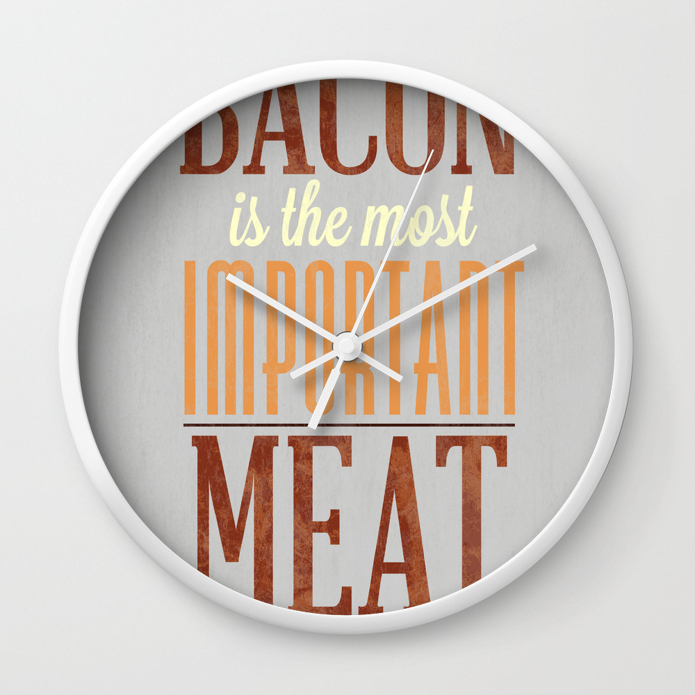 As The Old Saying Goes Wall Clock By Teozirinis Society6