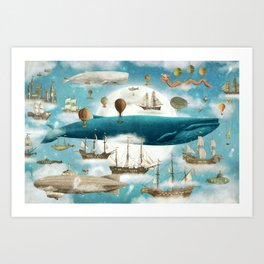 Ocean Meets Sky - option Art Print