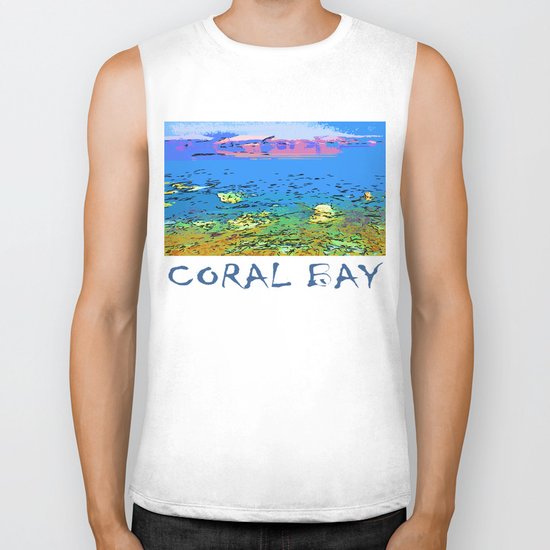 Coral Bay Dreams Biker Tank