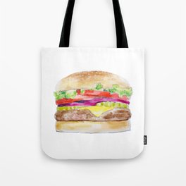 Hamburger Cheeseburger Burger Tote Bag