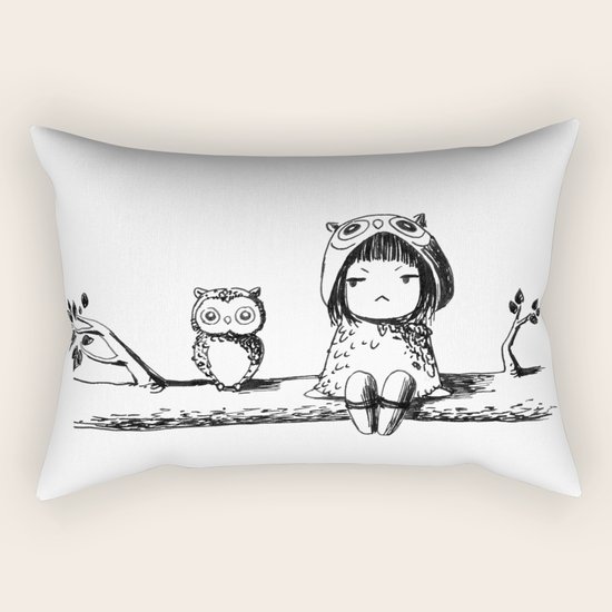 Owls Rectangular Pillow