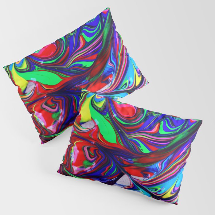 Psychedelic Fluid Pillow Sham