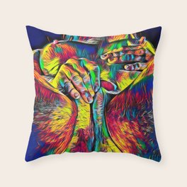 Masterbating Throw Pillows Society6