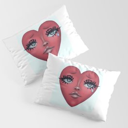 lost heart </3 Pillow Sham