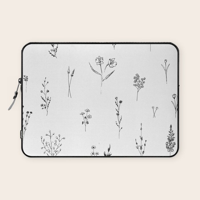 Wildflowers BIG Laptop Sleeve by Anis Illustration Society6