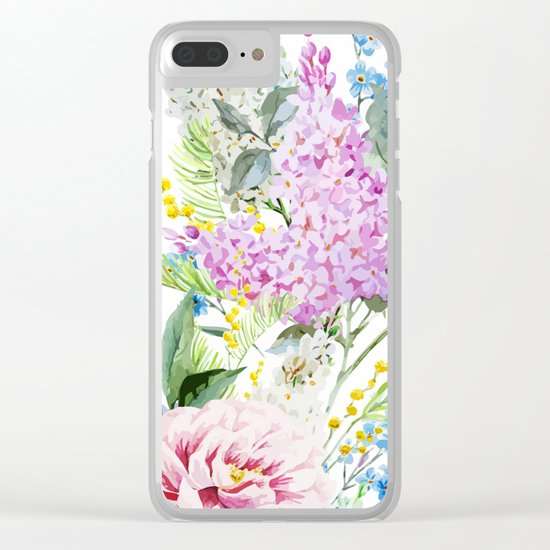 Vision in White Clear iPhone Case