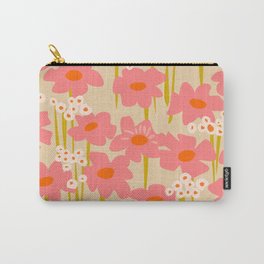 Relax in your summer meadow – floral shapes pattern Carry-All Pouch