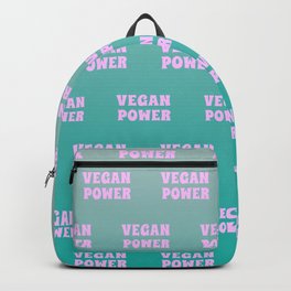 Vegan Power Vegetarian Workout Graphics Backpack | Lifestyle, Graphicdesign, Graphics, Turquoise, Veganclothing, Pink, Animallovers, Vegan, Vegetarian, Vegangifts 