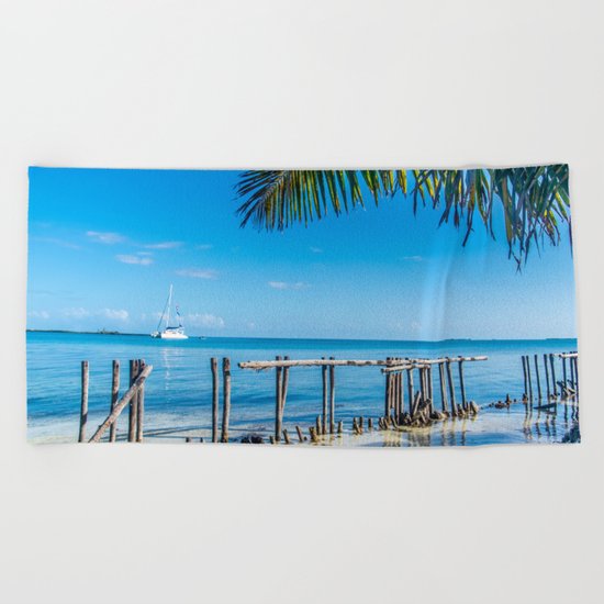 From Under the Palms Beach Towel