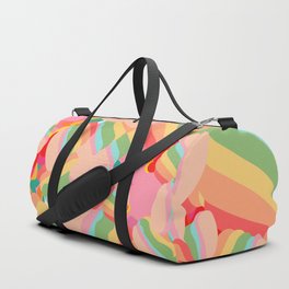 Bubblegum Pop Art Colorful Pattern Design Duffle Bag