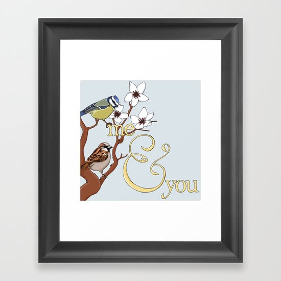 Me&You Framed Art Print