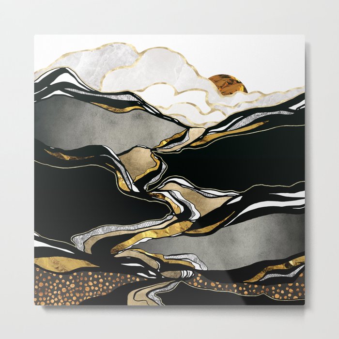 Metallic Vista Metal Print