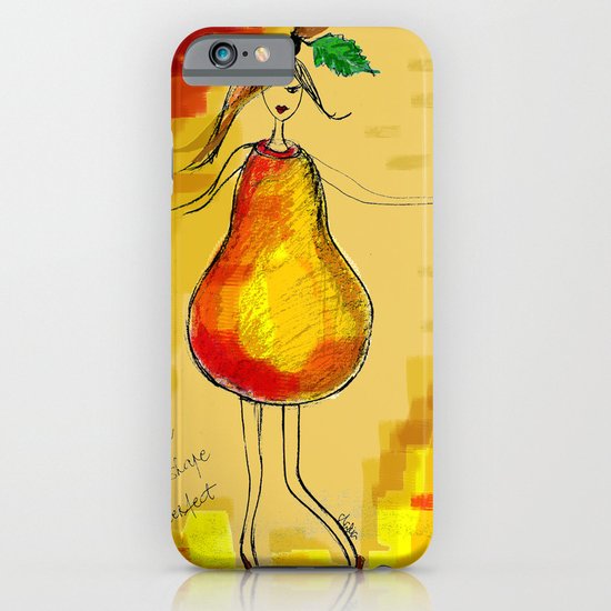 pear body shape perfect iPhone & iPod Case