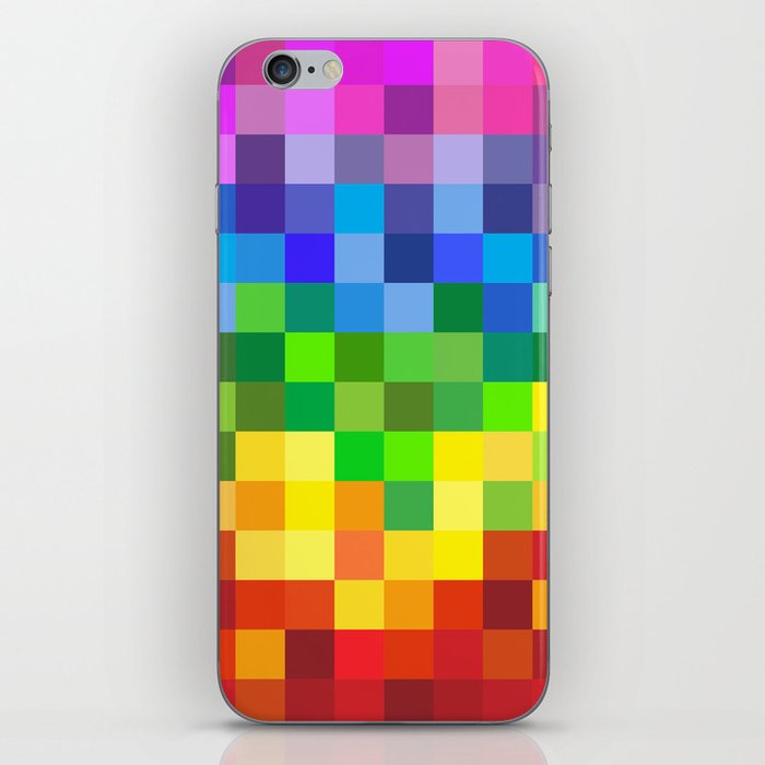 Color Grid iPhone Skin