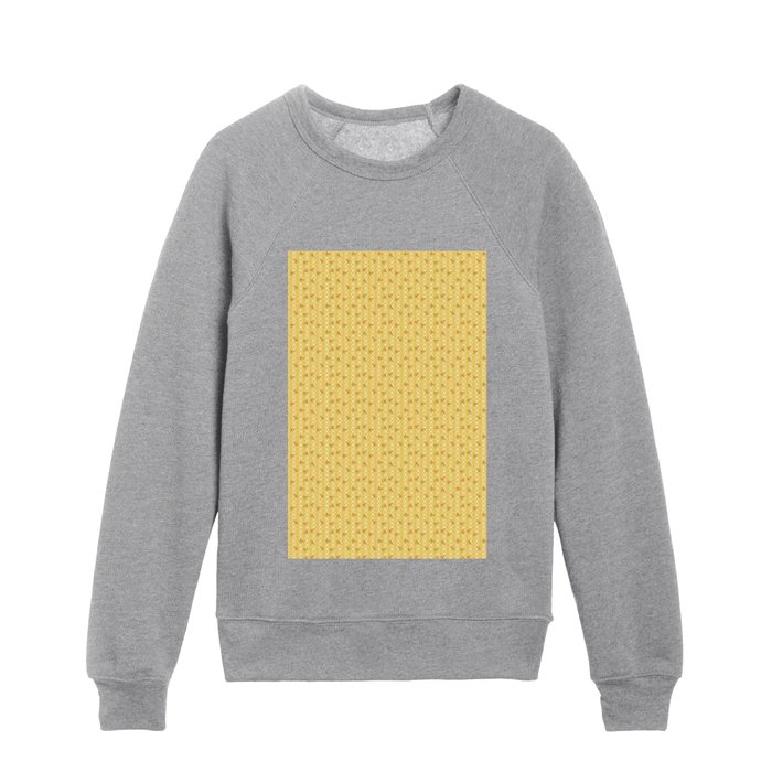 child pattern-pantone color-solid color-yellow Kids Crewneck