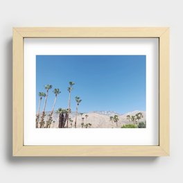 palm springs Recessed Framed Print