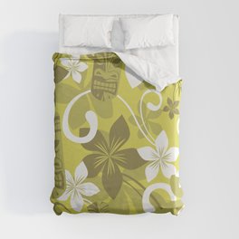 Polynesian Tiki Duvet Cover