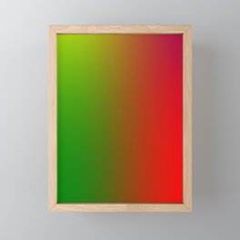 6  Rainbow Gradient Colour Palette 220506 Aura Ombre Valourine Digital Minimalist Art Framed Mini Art Print