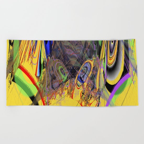 totally fern III Beach Towel