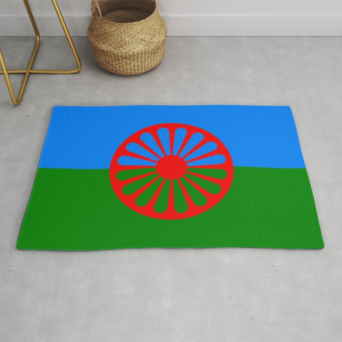 Romani Flag Rug