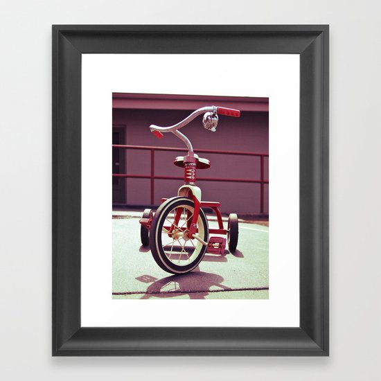 Tricycle Americana Framed Art Print