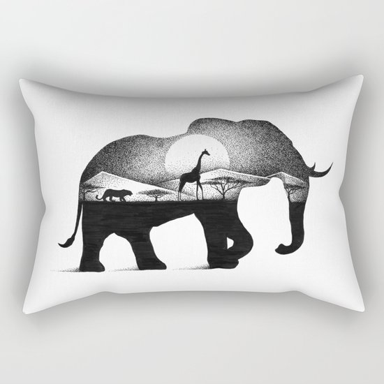 WILD AFRICA Rectangular Pillow